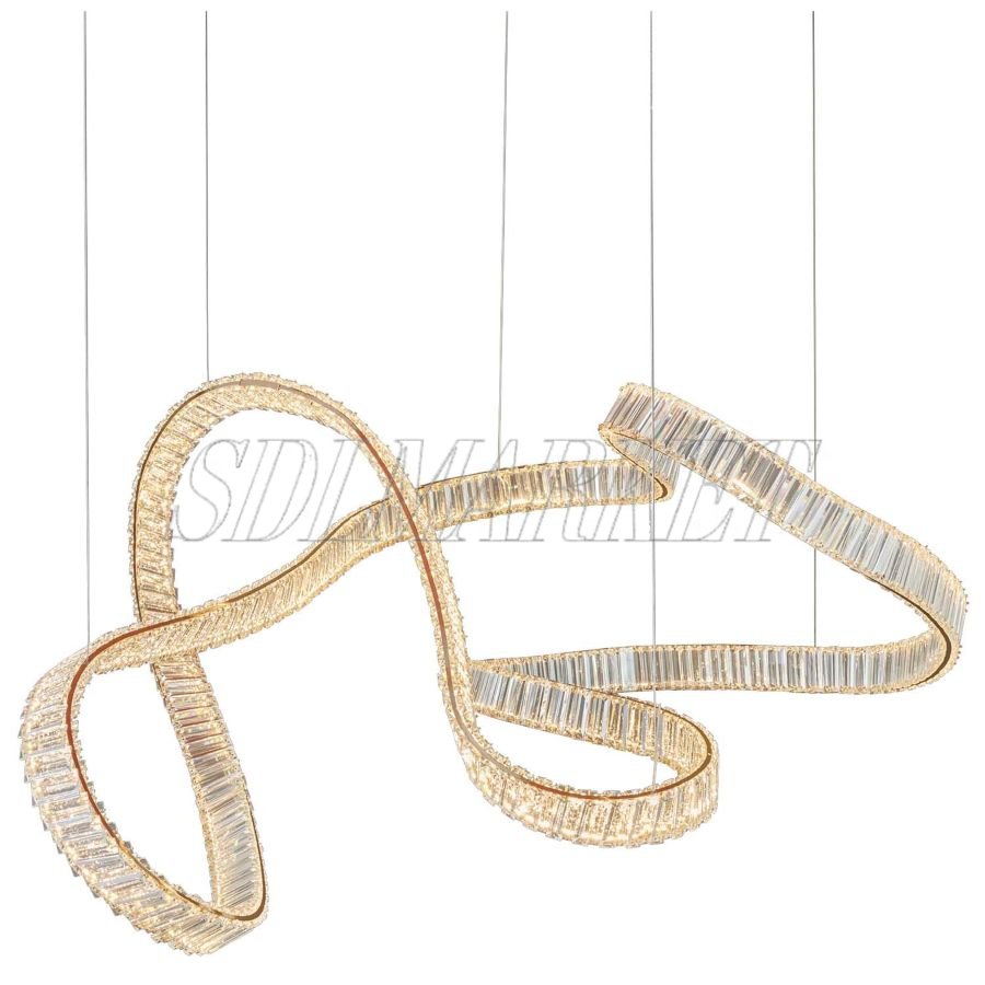 Подвесная люстра  Crystal Ribbon VL0030-004